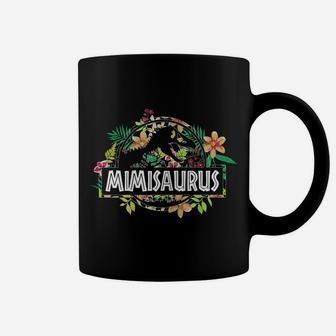 Womens Dinosaur Mom Mothers Day Mimisaurus T Rex Flower Gift Coffee Mug | Crazezy UK