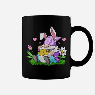 Womens Easter Gnome Shirt Bunny Egg Hunting Women Spring Gnomes Coffee Mug | Crazezy AU