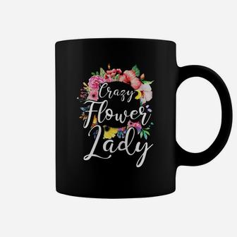 Womens Florist Shirt Funny Crazy Flower Lady Floral Florist Gift Coffee Mug | Crazezy UK