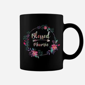 Womens Flower Floral Blessed Mamie Gifts Mothers Day Coffee Mug | Crazezy DE