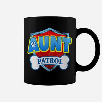 Womens Funny Aunt Patrol - Dog Mom, Dad For Men Women Coffee Mug | Crazezy UK