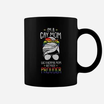 Womens Gay Mom Mothers-Day Lgbt-Q Pride Ally Proud Mama Mommy Coffee Mug | Crazezy CA