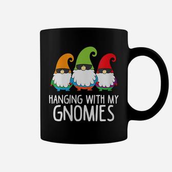 Womens Hanging With My Gnomies Funny Garden Gnome Coffee Mug | Crazezy UK