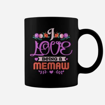 Womens I Love Being A Memaw Grandma Mothers Day Family Gift Coffee Mug | Crazezy