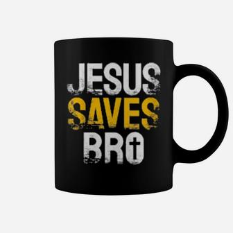 Womens Jesus Saves Bro Christian Coffee Mug - Monsterry AU