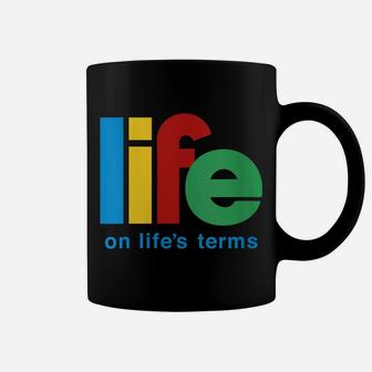 Womens Life On Life's Terms Sobriety Recovery Funny Aa Na Gift Coffee Mug | Crazezy CA