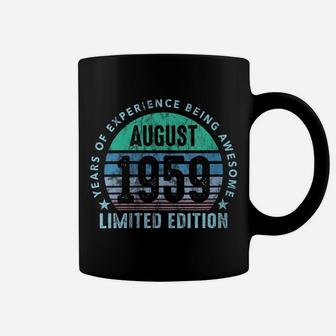 Womens Made In August 1959 Retro Vintage Cool 61St Birthday Awesome Coffee Mug | Crazezy DE