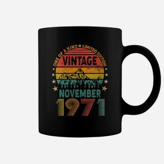 Womens Made In November 1971 50 Years Old Vintage - 50Th Birthday Coffee Mug | Crazezy DE