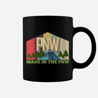 Womens Made In The Pnw Retro Vintage Pacific Northwest Design Coffee Mug | Crazezy