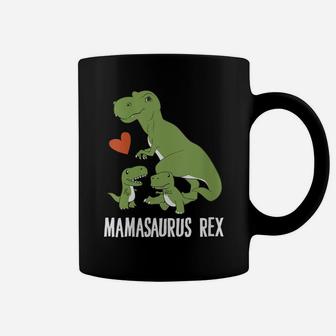 Womens Mamasaurus Rex Dinosaur Lover Mother's Day Gift Coffee Mug | Crazezy