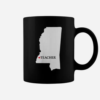 Womens Mississippi Teacher Education Home State Back To School Coffee Mug | Crazezy UK