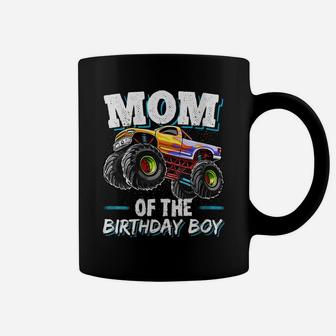 Womens Mom Of The Birthday Boy Monster Truck Birthday Novelty Gift Coffee Mug | Crazezy CA