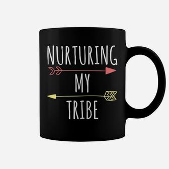 Womens Mother's Day Gift For Proud Mom - Nurturing My Tribe Coffee Mug | Crazezy AU