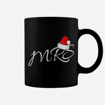 Womens Mrs Santa Claus Matching Outfit Mr & Mrs Design Cute Pj's Coffee Mug | Crazezy
