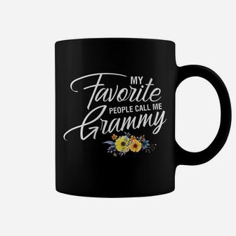 Womens My Favorite People Call Me Grammy Wonderful Gift Coffee Mug | Crazezy CA