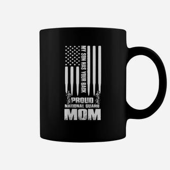 Womens My Son Has Your Back Proud National Guard Mom Army Mom Coffee Mug | Crazezy DE
