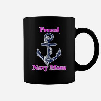 Womens Navy Proud Mom Original Naval Family Navy Gift Coffee Mug | Crazezy UK