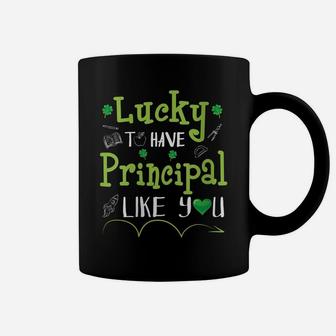 Womens Patrick Shamrocks Lucky To Have Principal Like You Students Coffee Mug | Crazezy UK