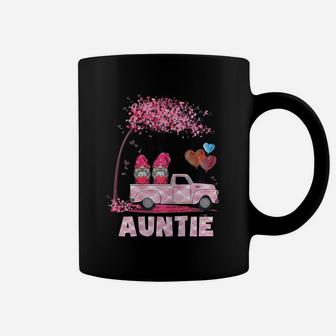 Womens Ph Cute Auntie Gnome Truck Valentines Day Costume Family Coffee Mug | Crazezy