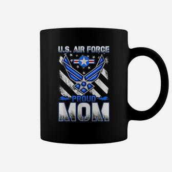 Womens Pride Military Family - Proud Mom Air Force Gifts Coffee Mug | Crazezy CA