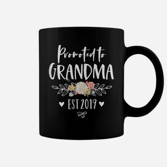 Womens Promoted To Grandma Est 2019 New Nana Granny To Be Gigi Mimi Coffee Mug | Crazezy