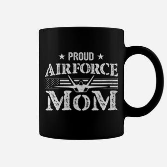 Womens Proud Air Force Mom - Airforce Gifts - July 4Th Mothers Day Coffee Mug | Crazezy CA