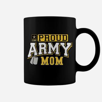 Womens Proud Army Mom Military Pride Shirt Coffee Mug | Crazezy CA