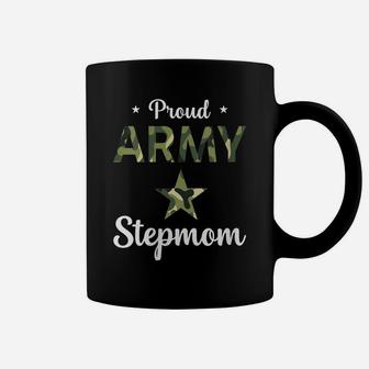Womens Proud Army Stepmom Army Mom Womens Mothers Day Coffee Mug | Crazezy