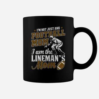 Womens Proud Football Lineman's Mom Top Gift Coffee Mug | Crazezy CA