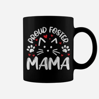 Womens Proud Foster Mama Kitty Cat Feline Rescue Mom Gift Coffee Mug | Crazezy CA