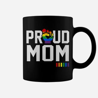 Womens Proud Mom Gay Pride Month Lgbt Coffee Mug | Crazezy AU