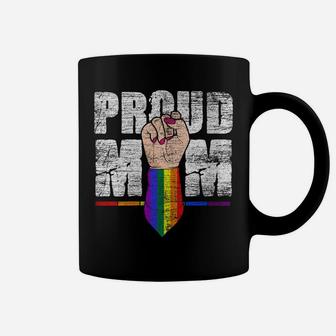 Womens Proud Mom - Gay Pride Month Mother Day Lgbt Coffee Mug | Crazezy AU