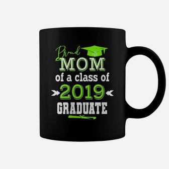 Womens Proud Mom Of A Class Of 2019 Graduate Senior Class Womens Coffee Mug | Crazezy CA