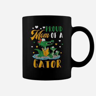 Womens Proud Mom Of A Gator Mother Alligator Mothers Day Coffee Mug | Crazezy DE