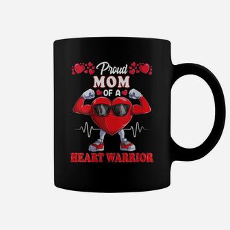 Womens Proud Mom Of A Heart Warrior Chd Awareness Coffee Mug | Crazezy