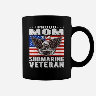 Womens Proud Mom Of Us Submarine Veteran Patriotic Military Mother Coffee Mug | Crazezy DE
