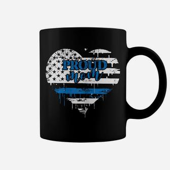 Womens Proud Mom Police Officers Law Gift Coffee Mug | Crazezy DE