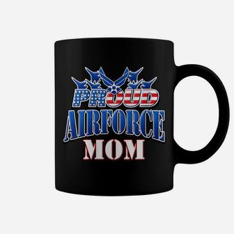 Womens Proud Patriotic Air Force Mom Usa Flag Mothers Day Coffee Mug | Crazezy DE