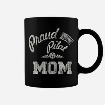 Womens Proud Pilot Mom Mother's Day For Moms Coffee Mug | Crazezy