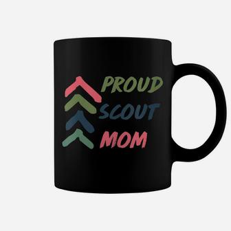 Womens Proud Scout Mom Arrows Mother Mama Scouting Gear Coffee Mug | Crazezy