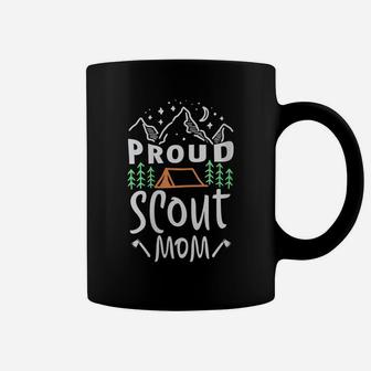 Womens Proud Scout Mom For A Scout Camping Scouting Camper Coffee Mug | Crazezy UK