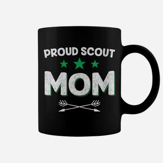 Womens Proud Scout Mom - Scouting Camping Mothers Day Funny Gift Coffee Mug | Crazezy