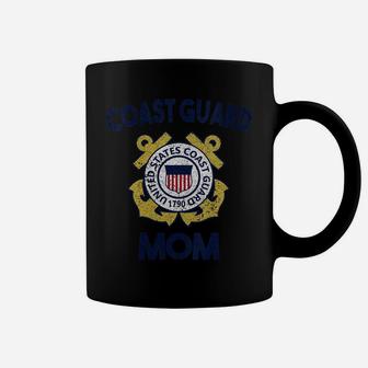 Womens Proud Us Coast Guard Mom Military Pride Coffee Mug | Crazezy CA
