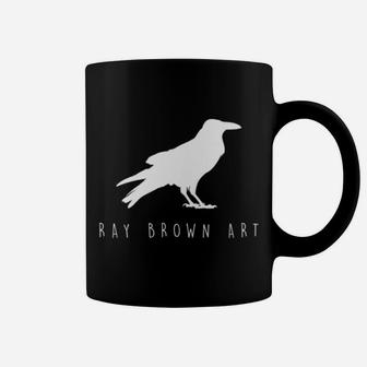 Womens Ray Brown Art Raven Design Coffee Mug | Crazezy