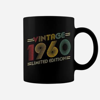 Womens Retro Vintage 1960 Made In 1960 60Th Birthday 60 Years Old Coffee Mug | Crazezy