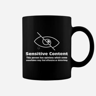 Womens Sensitive Content This Person Has Opinions Sensitive Content Coffee Mug | Crazezy