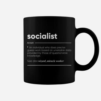 Womens Socialist Definition Funny Noun Coffee Mug | Crazezy UK