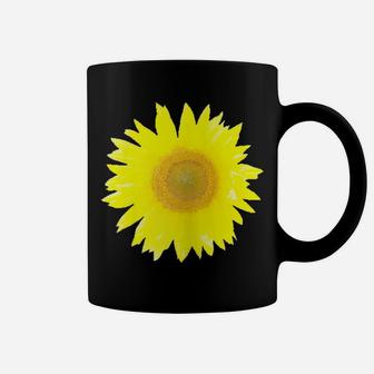 Womens Sunflower Flower Cute Casual Summer Floral Top Women Girl Coffee Mug | Crazezy