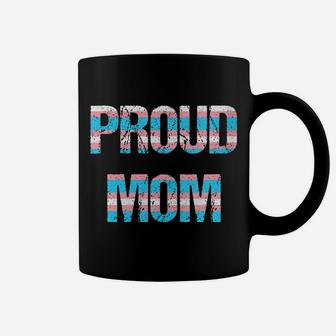 Womens Transgender Mothers Day Proud Mom Trans Pride Flag Coffee Mug | Crazezy