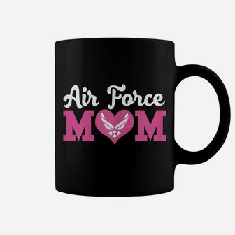 Womens Us Air Force Mom Heart Proud Air Force Family Womens Coffee Mug | Crazezy